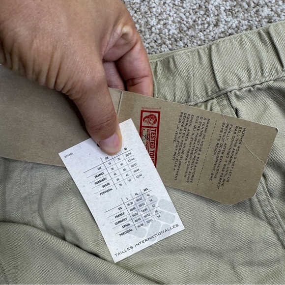 NEW Columbia Elkhorn II Khaki Utility Cargo Shorts Mens size 38 Beige Flat Front - Picture 12 of 15